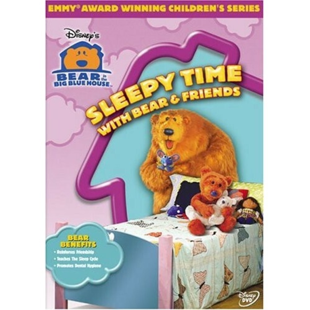 Bear In The Big Blue House Sleepy Time With Bear & Friends Rare Disney DVD
